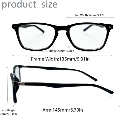 Miniatura 2 de Kerecsen Lentes de bloqueo de luz azul para mujeres y hombres, lentes de computadora antifatiga ocular, protección UV para juegos/lectura