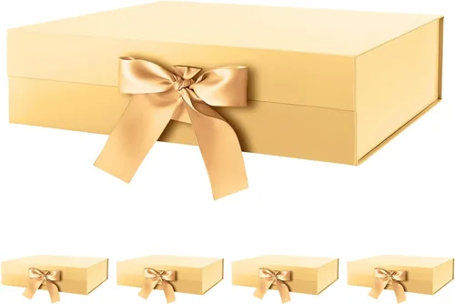 Miniatura 31 de HAPPY POTATO Caja de regalo grande con tapa y cinta, caja de propuesta de padrino, caja de regalo magnética para regalos