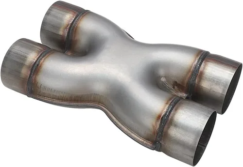 Miniatura 14 de Tubo de escape en Y de 2 pulgadas de entrada, A-KARCK de acero inoxidable de 2 pulgadas de salida, tubo en Y de 10 pulgadas de longitud que soporta