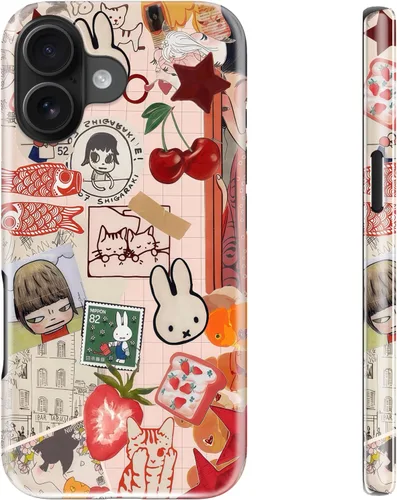 Miniatura 101 de bemal Funda para iPhone 12 Mini, estética, vintage, floreciente, peonía, concha, femenina, compatible con MagSafe, moderna, única, moderna, moderna