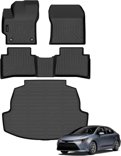 Miniatura 17 de Auxko Alfombrilla de carga para todo tipo de clima, apta para Toyota 4Runner 2026 2025 de 5 plazas, versión de gasolina, accesorios protectores, sin