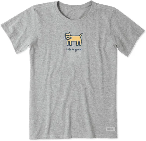 Miniatura 2 de Life is Good Camiseta Crusher para mujer, camisetas gráficas de algodón de manga corta, cohete con hueso