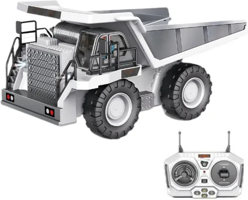 Miniatura 10 de Mudsterz - Camiones Mudsterz, Excavadora Mudsterz, Vehículo de construcción RC de 2.4GHz con luces geniales y sonidos reales, diseño de ingeniería