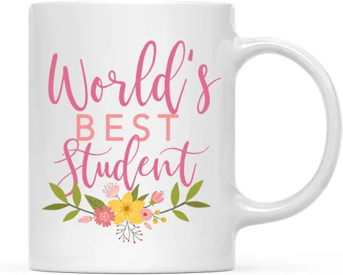 Miniatura 52 de Andaz Press Taza de café de 11 oz, regalo de broma de la mejor abbuela del mundo, diseño floral, paquete de 1