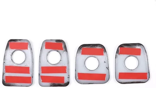 Miniatura 7 de YIWANG Adhesivo de fibra de carbono para puerta de coche, 4 unidades, para BMW X5 F15 2014 2015 2016 2017 2018, para BMW X6 F16 2015 2016 2017 2018