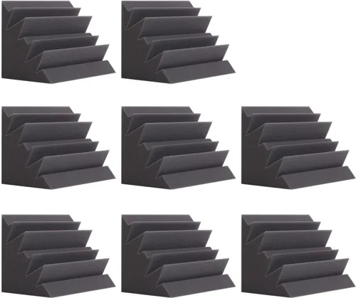 Miniatura 29 de SODOCT - Paquete de 12 paneles acústicos grandes, 47.2 x 23.6 x 0.4 pulgadas, paneles a prueba de sonido para paredes, paneles de absorción de Negro