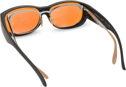 Miniatura 3 de Spectra479 - Se adapta a más del 99.9% de los lentes de bloqueo de luz azul para dormir - Gafas de noche ámbar - Convierte tus lentes graduados