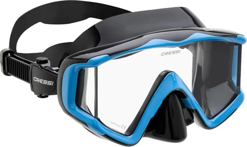 Miniatura 2 de Cressi Máscara grande de visión amplia para buceo y esnórquel, falda de silicona suave para un excelente sellado - Pano 3: diseñado en Italia