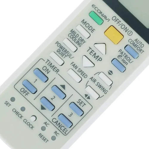 Miniatura 5 de Repuesto para control remoto de aire acondicionado Panasonic A75C2913 CWA75C2913 (pantalla tanto en Fahrenheit como Celsius)