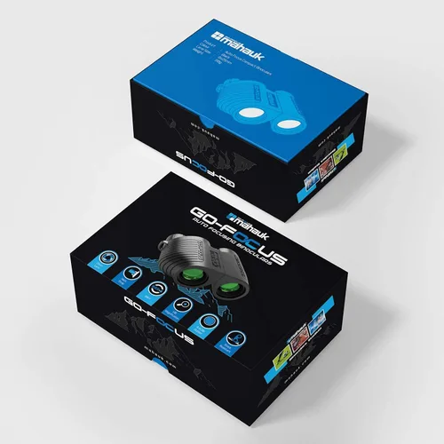 Miniatura 5 de Go-Focus - Prismáticos compactos para adultos y niños Binoculares de viaje pequeños para observación de aves y caza Prisma BAK4 de 10 x 25