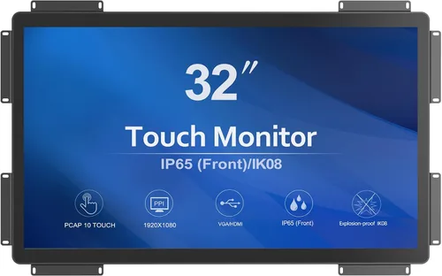 Miniatura 20 de GreenTouch Monitor táctil PCAP HDMI de 17,8 cm (7 pulgadas) con marco abierto de 1024x600 para mercados de consumo, venta minorista y hostelería
