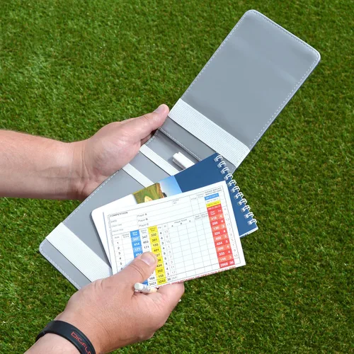 Miniatura 4 de Soporte prémium para tarjeta de puntuación de golf con efecto avestruz