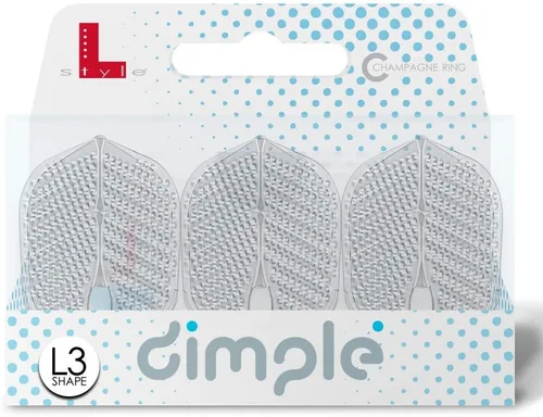 Miniatura 9 de L-style L3 Shape (Small Standard) Dart Flights - PRO Dimple