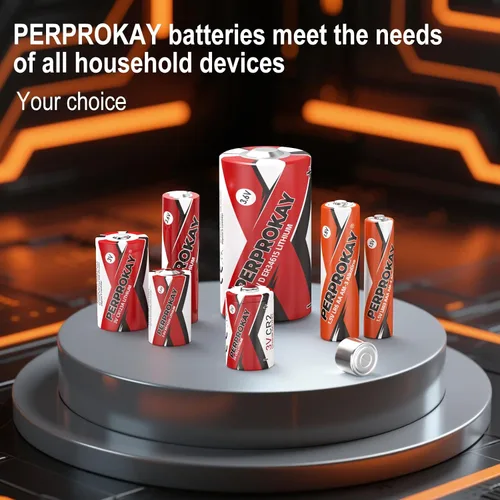 Miniatura 7 de perprokay Paquete de 24 pilas AA – Alcalinas de 1.5 V de larga duración doble A con vida útil de 10 años para dispositivos de oficina y hogar