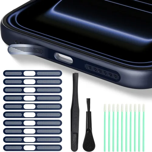 10PCS iPhone Speaker Cover Compatible with iPhone 17 Pro Max (17Max) Earpiece Speaker Mesh, iPhone 17 Pro Max Speaker Dust Cover, iPhone 17 Pro Max