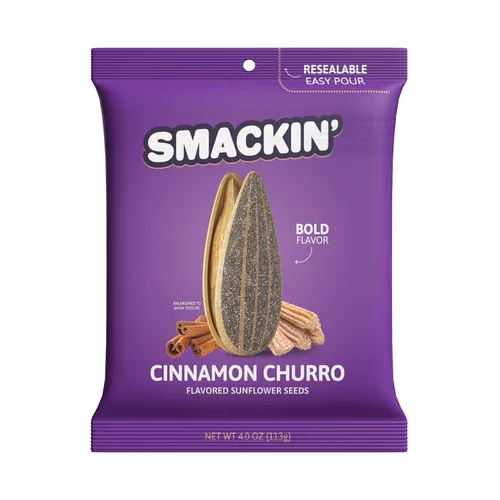 Miniatura 15 de SMACKIN' - Semillas de girasol tostadas extragrandes, sin quemadura salada, hechas en Estados Unidos, fácil de verter y sellar - Crema agria