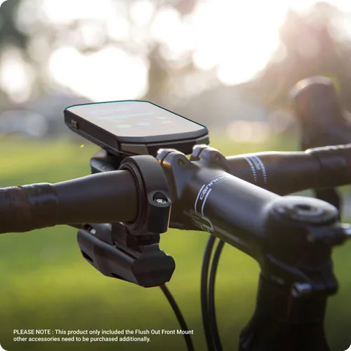 Miniatura 4 de TUSITA Montaje frontal empotrado compatible con Garmin Edge GPS Bike Computer, XOSS G/G+, adaptador de montaje de brida de fricción incluido