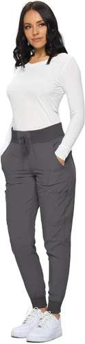 Miniatura 3 de Pantalones quirúrgicos acanalados para mujer