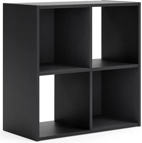 Miniatura 17 de Diseño exclusivo de Ashley Paxberry. Organizador de almacenamiento o librero moderno de 6 cubos, color blanqueado