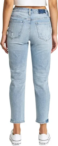 Miniatura 3 de DAZE Jeans de mezclilla originales de talle alto para mujer