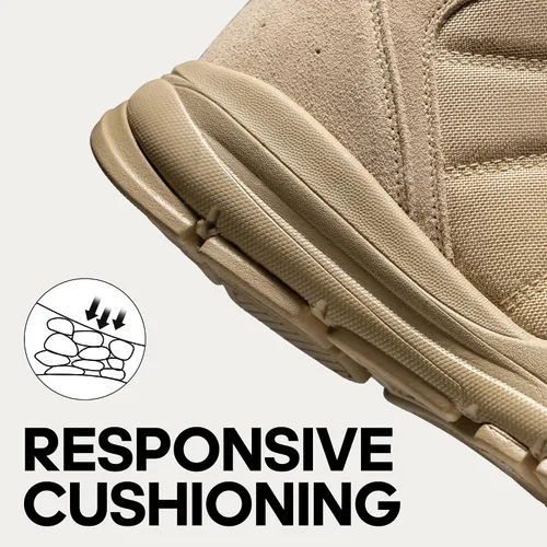 Miniatura 4 de NORTIV 8 Men's Waterproof Lightweight Military Tactical Work Boots Outdoor Hiking Combat Motorcycle Boots