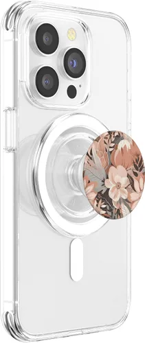 Miniatura 3 de PopSockets MagSafe PopGrip con estampado floral neutro y bohemio para iPhone