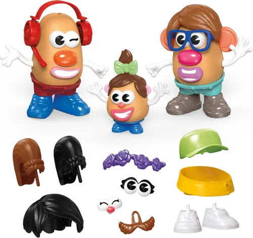 Juego de cabeza de papa para crear tu familia con 44 piezas y piezas, juguetes creativos para niños y preescolares para niñas y niños de 2 años en