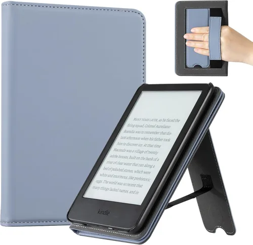 Miniatura 41 de CoBak Case for 6" E-Reader - PU Leather Smart Cover with Auto Sleep/Wake & Hand Strap