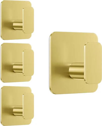 Miniatura 12 de Aikzik Ganchos Negros para Colgar de Servicio Pesado, Ganchos Adhesivos para Ducha, Baño, Cocina, Bata, Toalla, Abrigo, Gancho Impermeable y Negro 4
