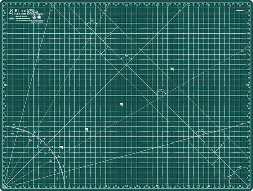 Miniatura 7 de Estera de Corte Elan A4 Verde, Estera de Corte Autorreparable A4 9x12 Pulgadas, Tablero Artesanal Verde de 5 Capas, Tablero de Pasatiempo