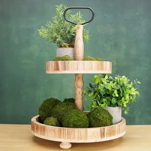 Miniatura 8 de Juego de bolas de musgo decorativas, bolas de musgo falsas para rellenos de cuencos, decoración de centro de mesa, decoración del hogar, relleno