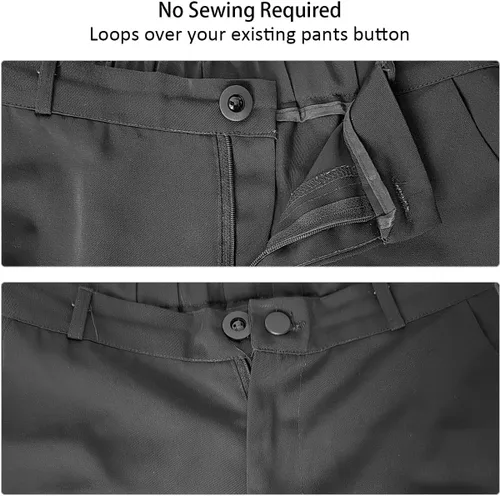 Miniatura 7 de 12 extensores de botón para jeans, extensor de cintura para jeans, extensor de botón, extensores de botón para pantalones para hombres, extensor