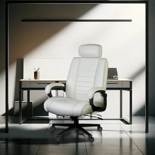 Miniatura 8 de Romig DuraForce - Silla de oficina grande y alta, 400 libras, silla de escritorio ejecutiva resistente con asiento extra ancho, respaldo alto, silla