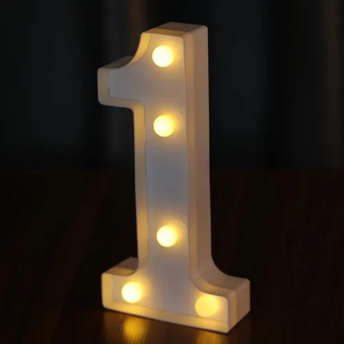 Miniatura 11 de Letras Iluminadas, Luces de Letras LED 26 del Alfabeto, Letra Iluminada Decorativa, Letras de Marquesina LED que Funcionan con Pilas para Fiesta