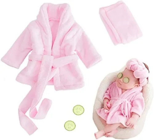 Miniatura 2 de Accesorios de fotografía para bebés recién nacidos, accesorios para sesión de fotos, trajes de ganchillo de punto unisex lindo sombrero pantalones