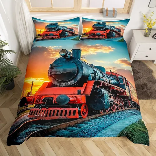 Miniatura 12 de Funda de edredón de conejillo de indias, tamaño Queen, juego de ropa de cama de planeta del universo de hurón para niños y niños, funda de edredón