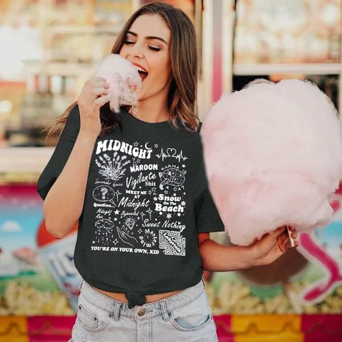 Miniatura 5 de Camiseta de concierto de campo para mujer, camiseta para amantes de la música, camisetas gráficas de música vintage, camisetas de regalo