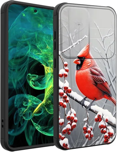 Miniatura 79 de Funda para Galaxy A16 5G con cubierta para cámara deslizante, resistente de doble capa, híbrida, a prueba de golpes, funda protectora resistente