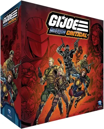 Renegade Game Studios G.I. Joe Mission Critical Cooperative Board Game, RPG estratégico de mesa, mayores de 14 años, 1-5 jugadores