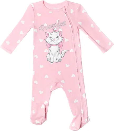 Miniatura 3 de Disney Classics Aristocats 101 Dálmatas Bambi, paquete de 3 mamelucos con pies Sleep N' Play