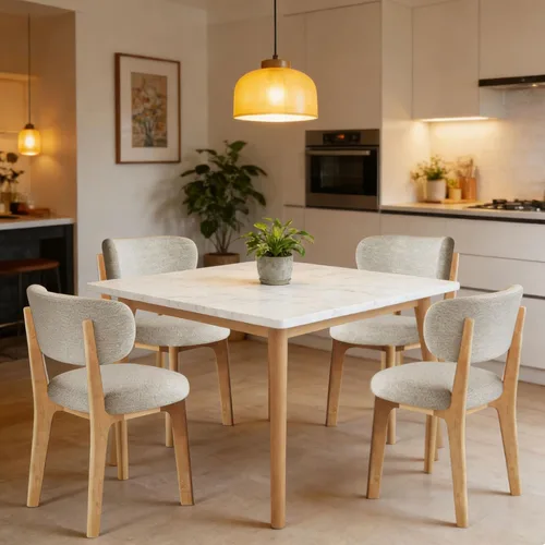 Miniatura 28 de Sillas de comedor de nogal, juego de sillones 2/4, juego de comedor moderno de mediados de siglo con patas de madera silla de comedor para cocina