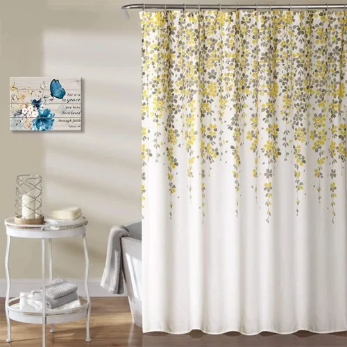 Miniatura 5 de Decoración de baño de mariposa, versículo bíblico, arte de pared inspirador, lienzo cristiano para decoración del hogar, impresiones de flores
