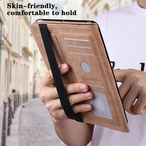Miniatura 5 de Funda para Xiaomi Pad 5 / Pad 5 Pro de 11 pulgadas, Funda de cuero PU con ranura para tarjeta Banda elástica para Mi Pad 5/Pad 5 Pro 11" 2021
