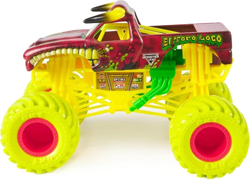 Miniatura 6 de Monster Jam, Camión monstruo oficial de El Toro Loco, vehículo de colección fundido a presión, escala 1:24, juguetes para niños y niñas a partir