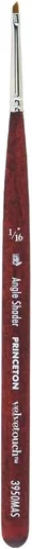 Miniatura 8 de Princeton Velvetouch Mini Pincel Filbert, Sintético, Mango Corto, Tamaño 0, 1 Unidad