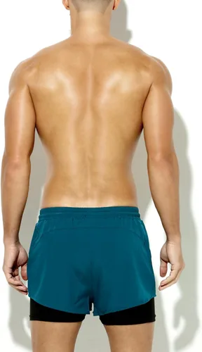 Miniatura 3 de Arjen Kroos Pantalones cortos deportivos de algodón para hombre, pantalones cortos de gimnasio para hombre, 7 pulgadas de entrepierna, pantalones