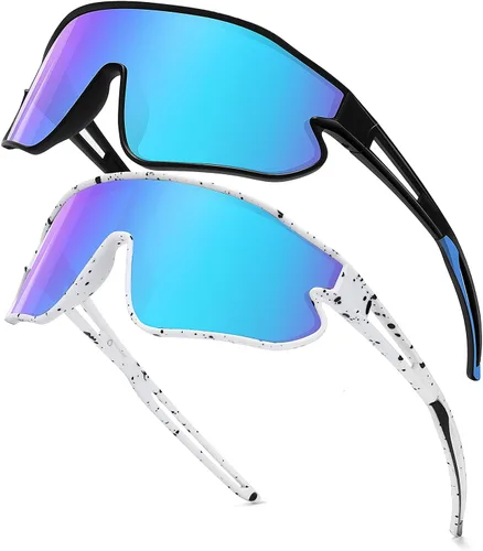 Miniatura 18 de Lentes de sol para niños, lentes de sol de béisbol juveniles, polarizados, deportivos, ciclismo, para niños y niñas, marco ligero