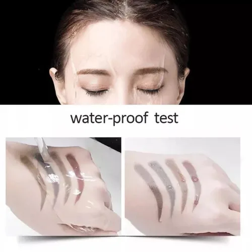 Miniatura 3 de Lápiz profesional para cejas, impermeable, fácil y fácil de moldear cejas, de larga duración, lápiz de cejas (rojo-marrón)