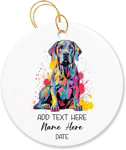 Miniatura 9 de Adorno personalizado de Chow Chow Chow de Navidad 2025, regalo de adorno de árbol de Navidad para amantes de los perros, adorno único de Navidad