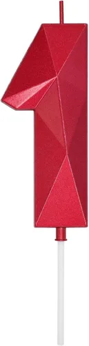 Miniatura 38 de DERVENTA Velas de cumpleaños con números grandes, 3D, color rosa, 3.7 pulgadas, decoración para tartas de fiesta, 1 pieza (número 3 rosa)